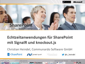 Asynchrone Echtzeitanwendungen für SharePoint mit SignalR und knockoutjs