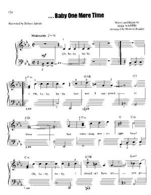Baby One More Time Piano Sheet