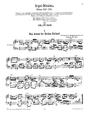 Bach-Stradal Orgelbuchlein Choralvorspiel BWV599-644