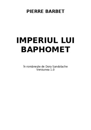 Barbet, Pierre - Ciclul Baphomet - 1 Imperiul Lui Baphomet v10