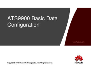 [Basic Training]ATS9900 Basic Data Configuration