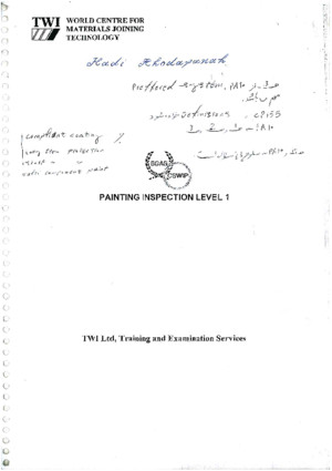 BGAS Grade 1_Paint Inspector Study Material
