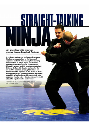 Blitz Martial Arts Magazine 2015-09 Interview Kacem