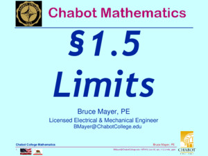 BMayerChabotCollegeedu MTH55_Lec-39_sec_7-2a_Rational_Exponentsppt 1 Bruce Mayer, PE Chabot College Mathematics Bruce Mayer, PE Licensed Electrical