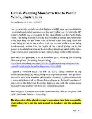 Bodhisattva and VendicarDecarian0 discuss the England et al Pacific Trade Winds paper at Bloomberg News