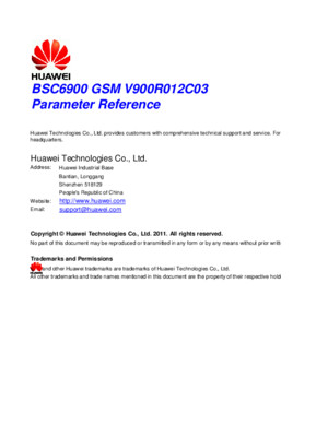 BSC6900 GSM V900R012C03 Parameter Referencexls