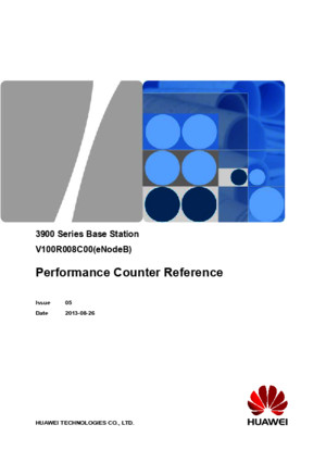 BTS3900 V100R008C00SPC220 (ENodeB) Performance Counter Reference