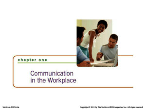 Business Communication Lesikars Powerpoint Chapter-1,3&5