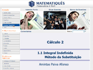 Cálculo Diferencial e Integral 2 Unidade 011- Integral Indefinida- Método Da Substituição