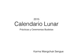 Calendario Lunar 2015