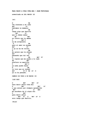 Canciones de José Feliciano