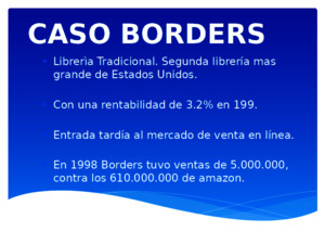 Caso Borders