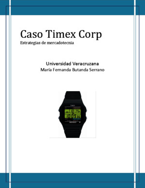 Caso Timex Corp