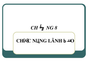 CHƯƠNG 8 Chuc Nang Lanh Dao
