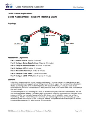 CN Skills Assess - Student Training - Exam