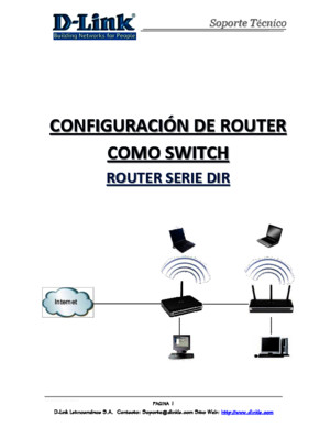 Configuracion de Router Como Switch Router Serie DIR