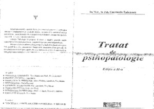Constantin Enachescu - Tratat de psihopatologie, editia 2pdf