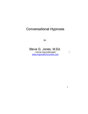Conversational Hypnosis eBook