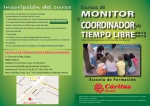 Curso monitores y coordinadores de Tiempo Libre de Cáritas Madrid