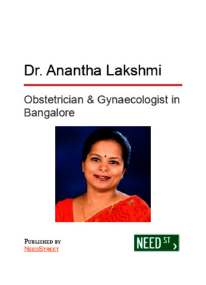 Dr Ananthalakshmi P M - Obstetrician & Gynaecologist in Bangalore