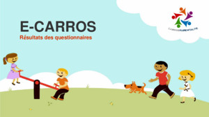 E-CARROS Résultats des questionnaires Nombre de participants : 421  Ecole Paul Eluard  Ecole Fiori  Ecole Guillonet  Ecole Jean Moulin  Ecole Spinelli