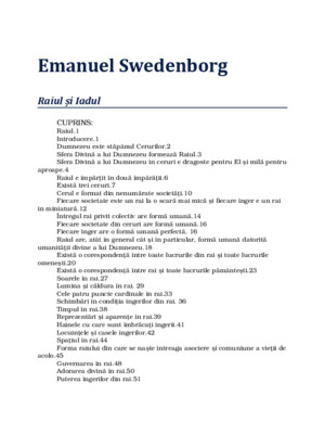 Emanuel Swedenborg - Raiul Si Iadul