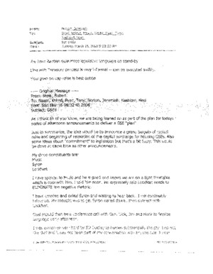 2008-03-16 Treasury Email From Jeremiah Norton to Robert Steel David Nason Tony Ryan and Neel Kashkari Re GSEs