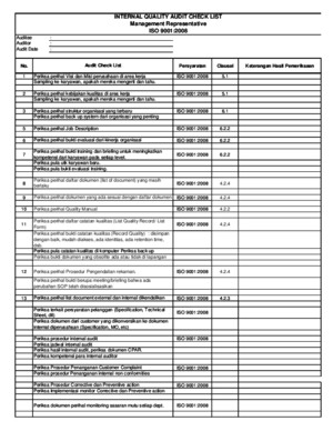 iso 13485 internal audit checklist