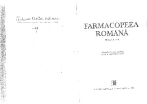 211458605 Farmacopeea Romana Editia a X A