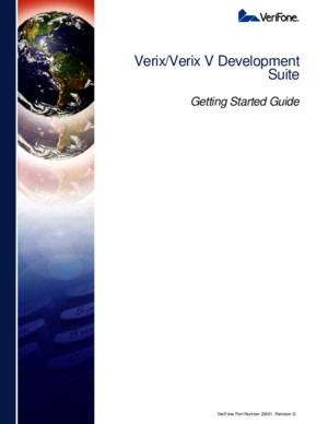 23901 Verix VeriVeriFone VX 520 Reference Manualx v Development Suite Getting Started Guide