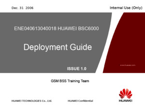 ENE040613040018 HUAWEI BSC6000 Deployment Guide-20061231-A-10