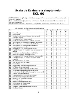 25445579 Scala de Evaluare a Simptomelor SCL 90 r