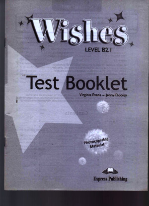 Evans Virginia Dooley Jenny Wishes Level b2 1 Test Booklet