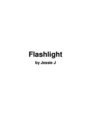 Flashlight by Jessie J (Music Notes)