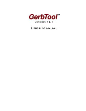 Gerbtool 15_1 Manual