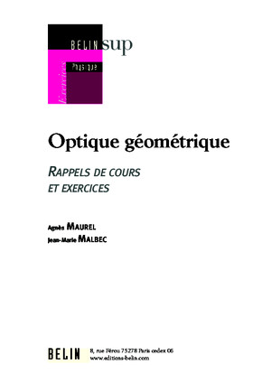 30Optique Géométrique Rappels de Cours Et ExercijbDecrypted