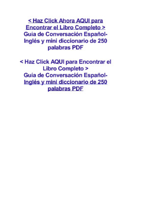Guía de Conversación Español-Inglés y mini diccionario de 250 palabraspdf