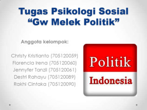 Gw Melek Politik: Bagaimana Politik Indonesia yang Seharusnya???