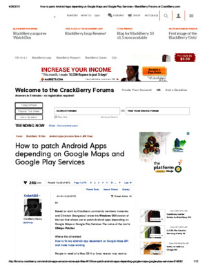 How to Patch Android Apps Depending on Google Maps and Google Play Services - BlackBerry Forums at CrackBerry