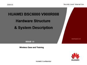 HUAWEI BSC6000V900R008 Hardware Structure