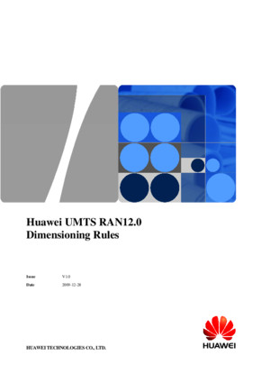 Huawei UMTS RAN120 Dimensioning Rules V10