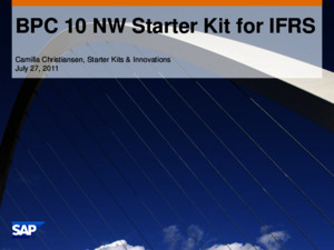 IFRS Starter kit