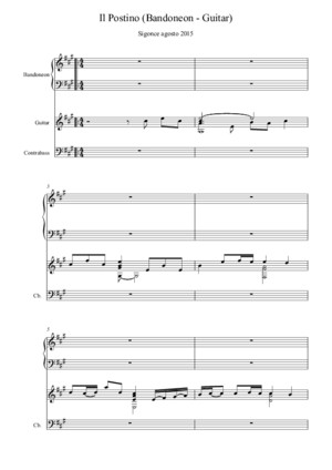 Il Postino Band-git - Full Score