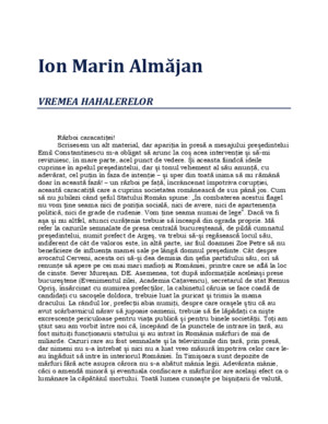 Ion Marin Almajan-Vremea Hahalerelor 10