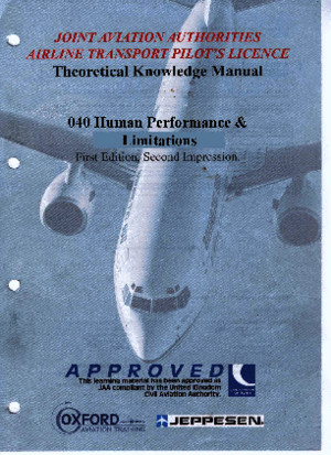 Jaa Atpl Book 08 - Oxford Aviation Jeppesen - Human Performance