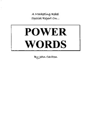 John Carlton - Power Words Special Report