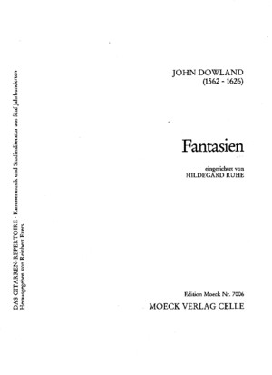 John Dowland - Fantasies Complete Edition Classical Guitarjzpdf