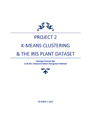 K-Means Clustering and the Iris Plan Dataset