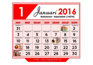 Kalendar 2016 Cikgugrafikdotcom [Cikgugrafikcom]