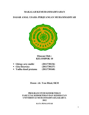 KEL 10 - Dasar Alam Usaha Perjuangan Muhammadiyahdocx